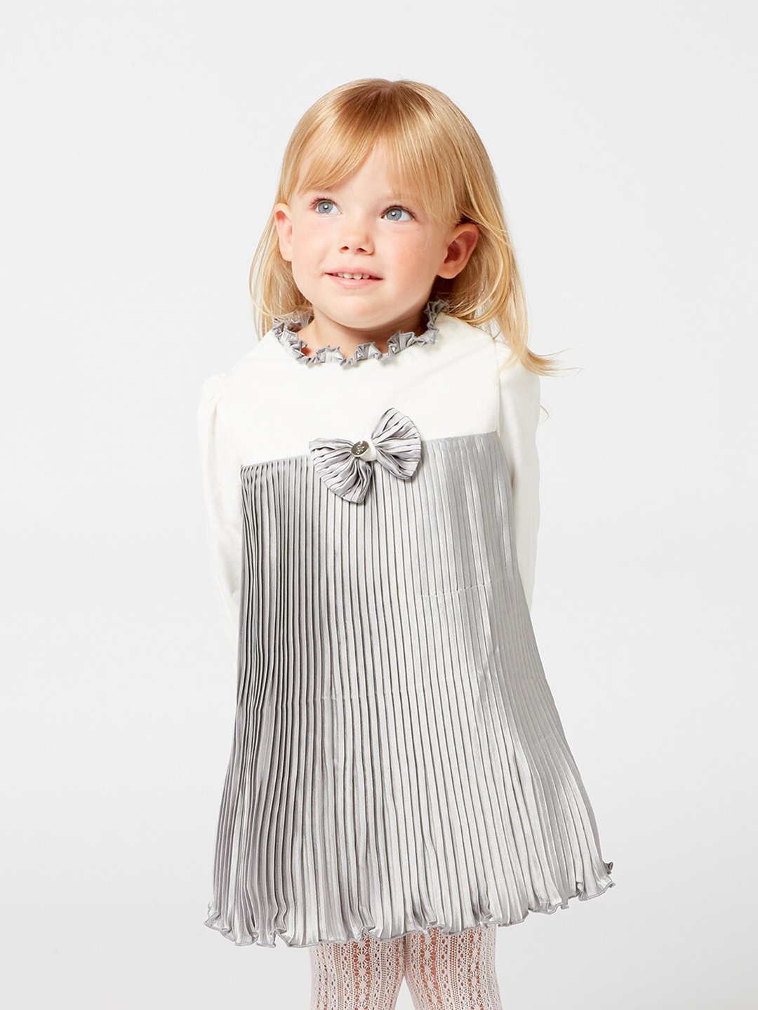

One Friday Silver-Toned A-Line Dress