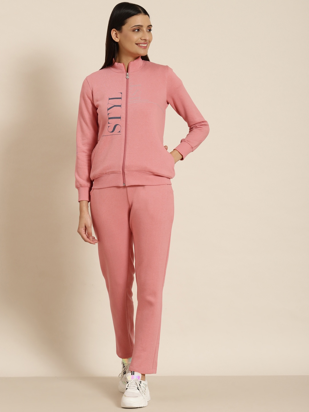 

Sweet Dreams Women Pink Printed Tracksuits
