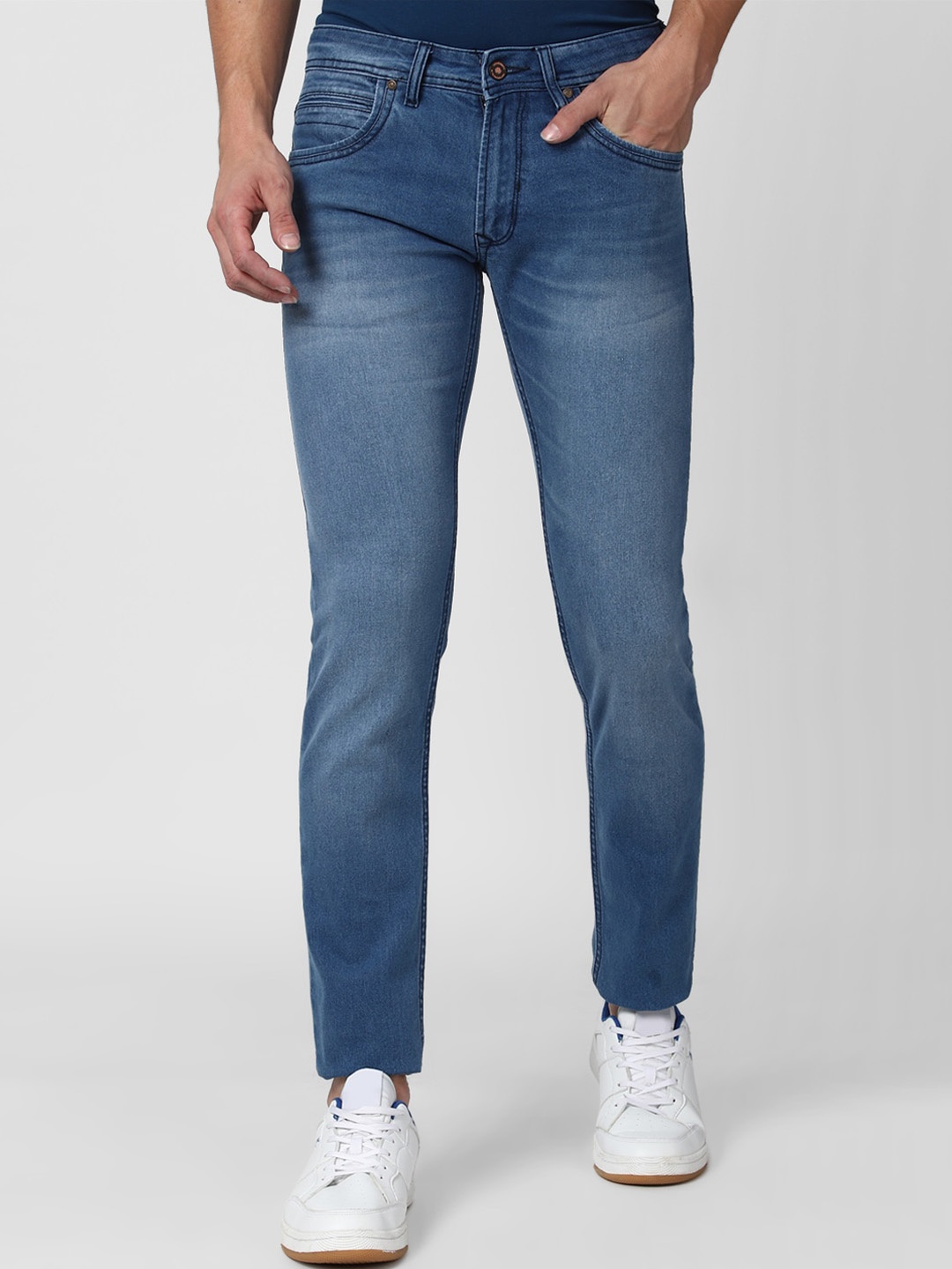 

Peter England Casuals Men Blue Slim Fit Heavy Fade Jeans