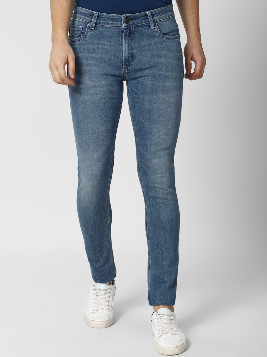 

Peter England Casuals Men Blue Slim Fit Heavy Fade Jeans