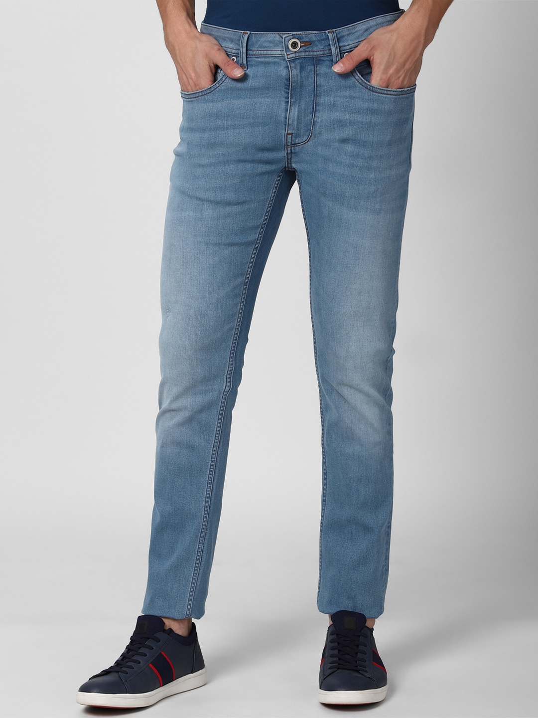 

Peter England Casuals Men Blue Slim Fit Light Fade Jeans