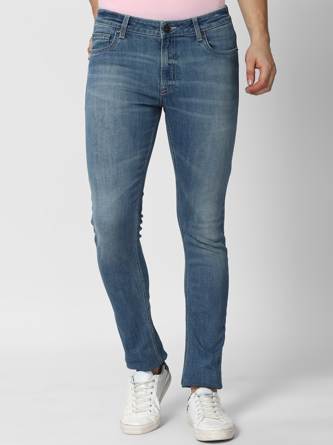 

Peter England Casuals Men Blue Slim Fit Light Fade Jeans