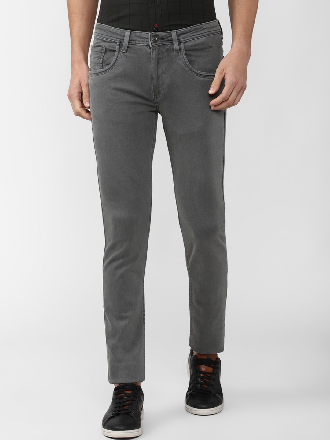 

VAN HEUSEN DENIM LABS Men Grey Skinny Fit Jeans