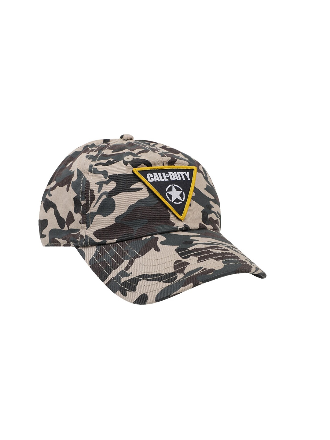 

Free Authority Men Green & Beige Camouflage Call Of Duty Printed Baseball Cap