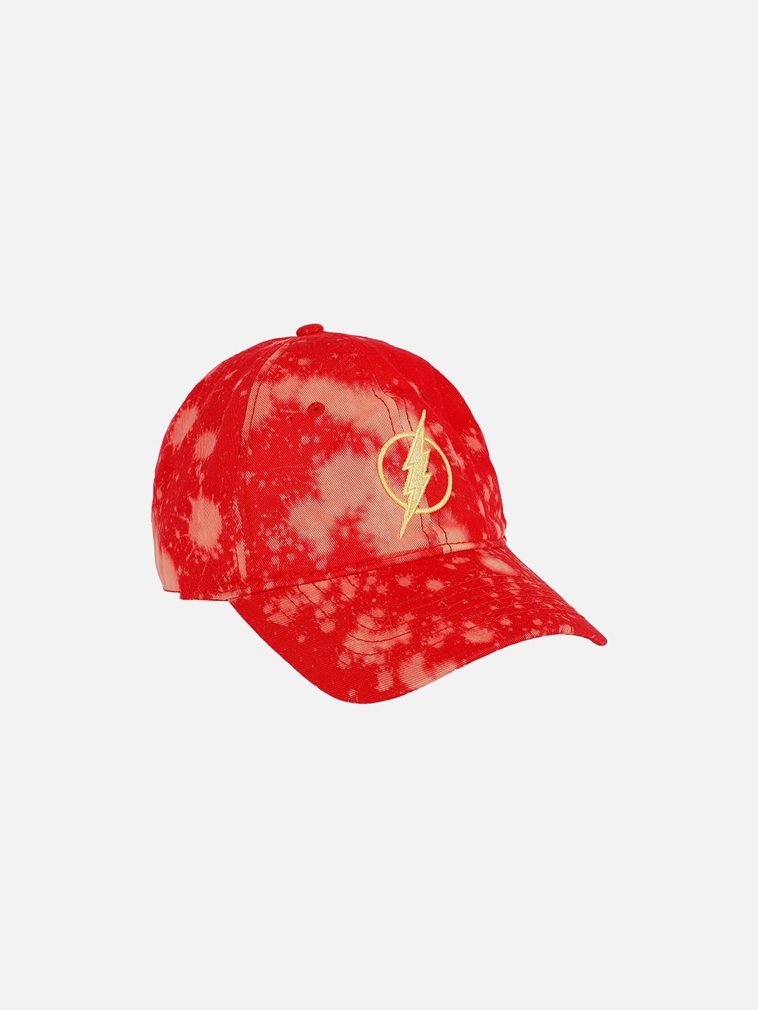 

Free Authority Men Red & Gold Flash Printed Baseball Cap