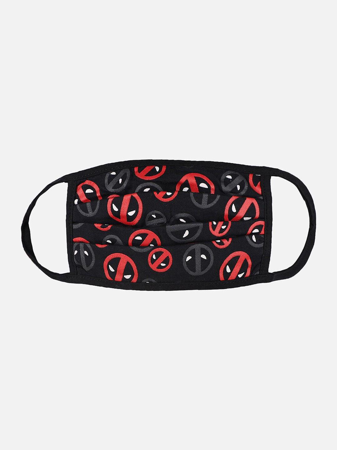 

Free Authority Men Black & Red Dead Pool Printed Pure Cotton Outdoor Masks