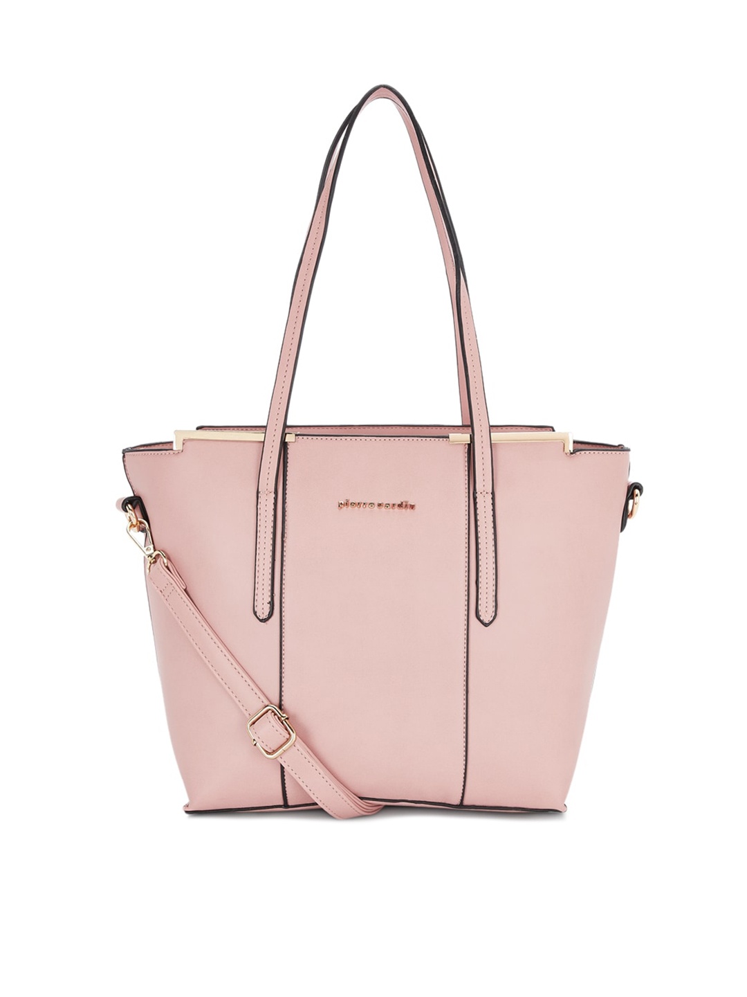 

pierre cardin Pink Oversized Structured Shoulder Bag