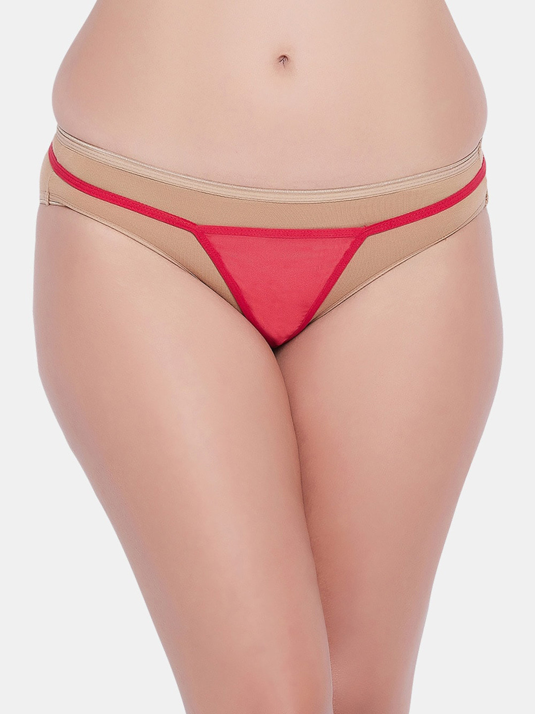 

SECRETS BY ZEROKAATA Women Red Solid Microfibre G-String Thong Briefs