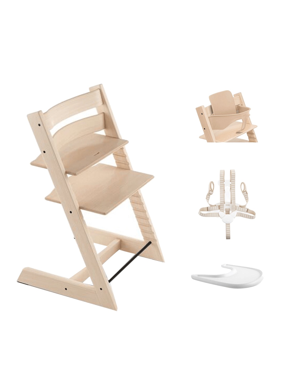 

Stokke Infants Brown & White Solid High Chairs