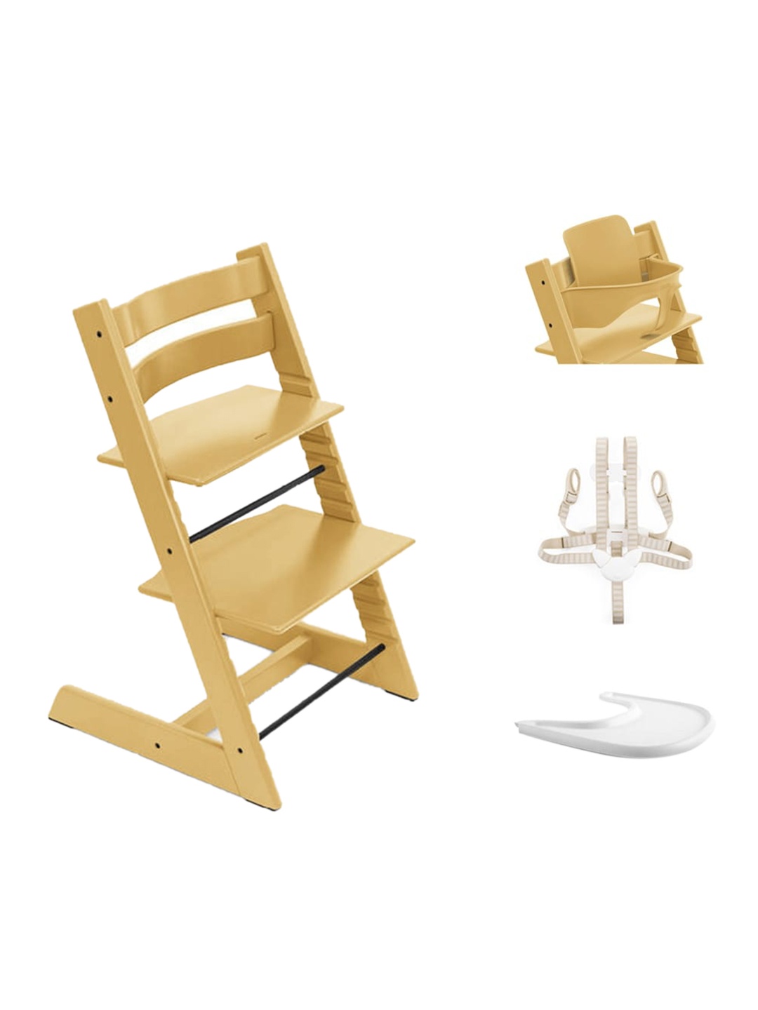 

Stokke Infants Yellow & White Solid High Chairs