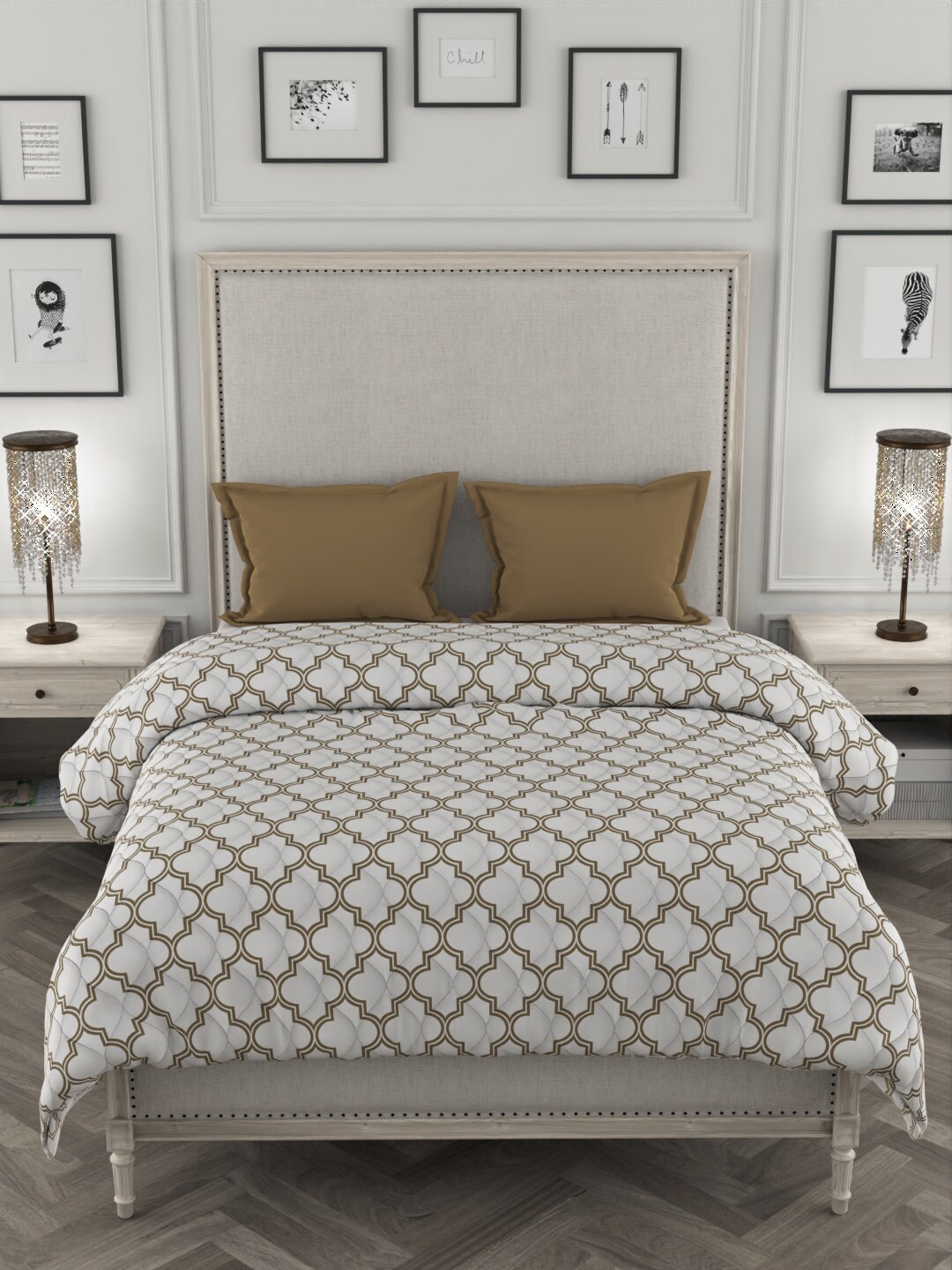 

ROSARA HOME Unisex Beige 210 GSM Microfiber AC Room Double Bed Comforter