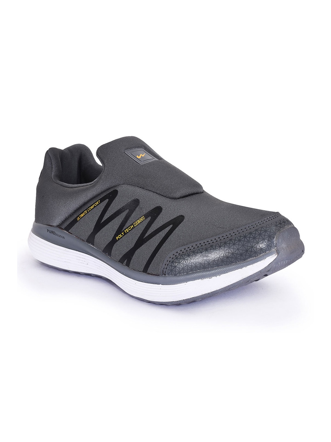 

Campus Men Grey Mesh Walking Shoes