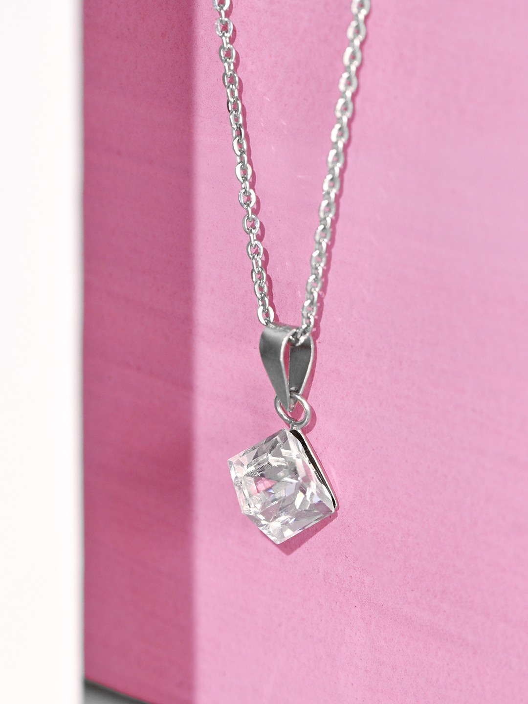 

Zavya 925 Sterling Silver Rhodium-Plated Necklace