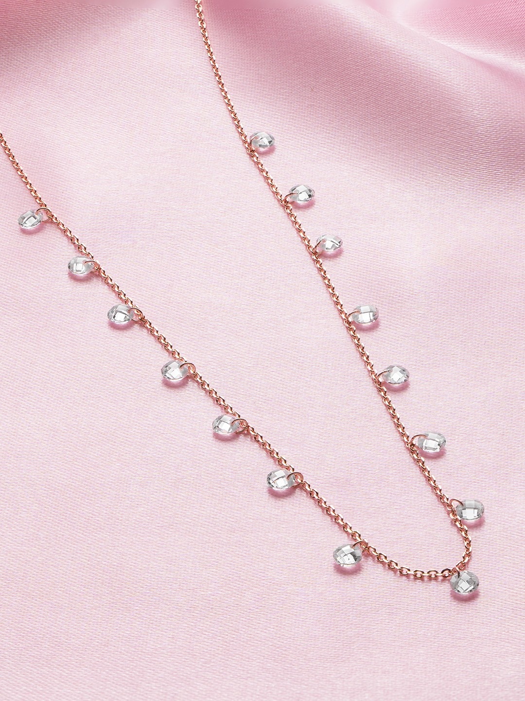 

Zavya 925 Sterling Silver Rose Gold-Plated Necklace