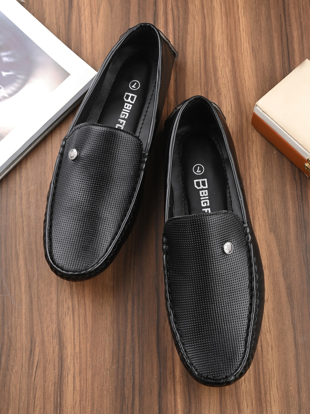 

Big Fox Men Black Casual Loafers