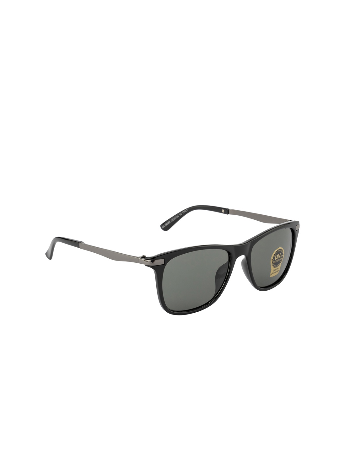 

Mast & Harbour Unisex Grey Lens & Black Sunglasses with UV Protected Lens MH-M22383-Grey