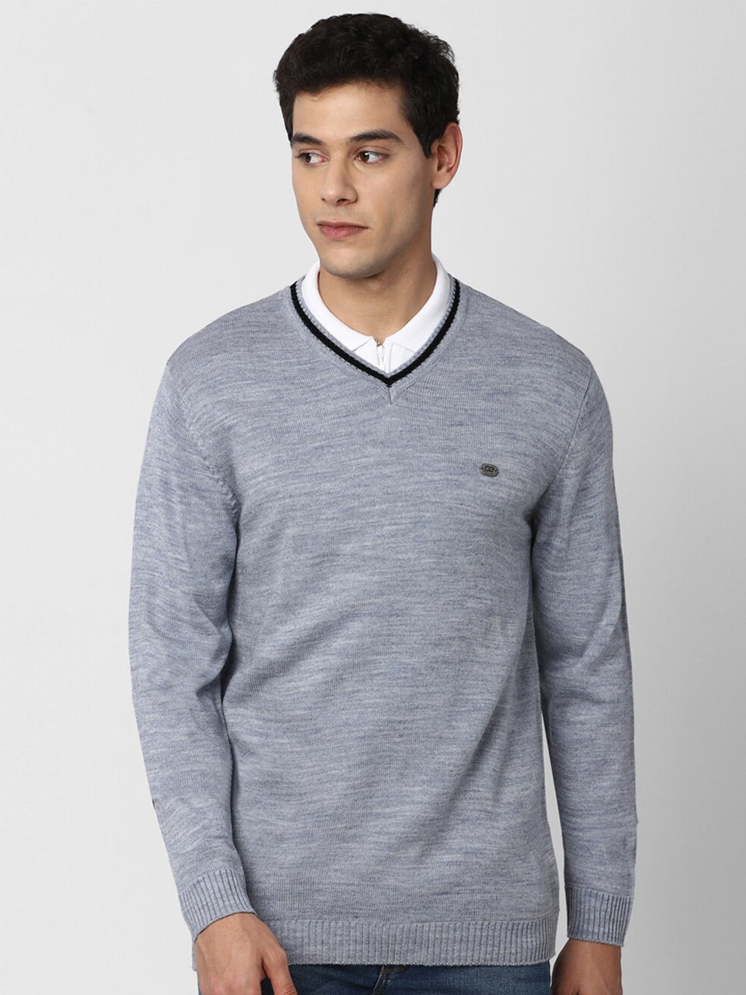 

Peter England Casuals Men Blue Pullover