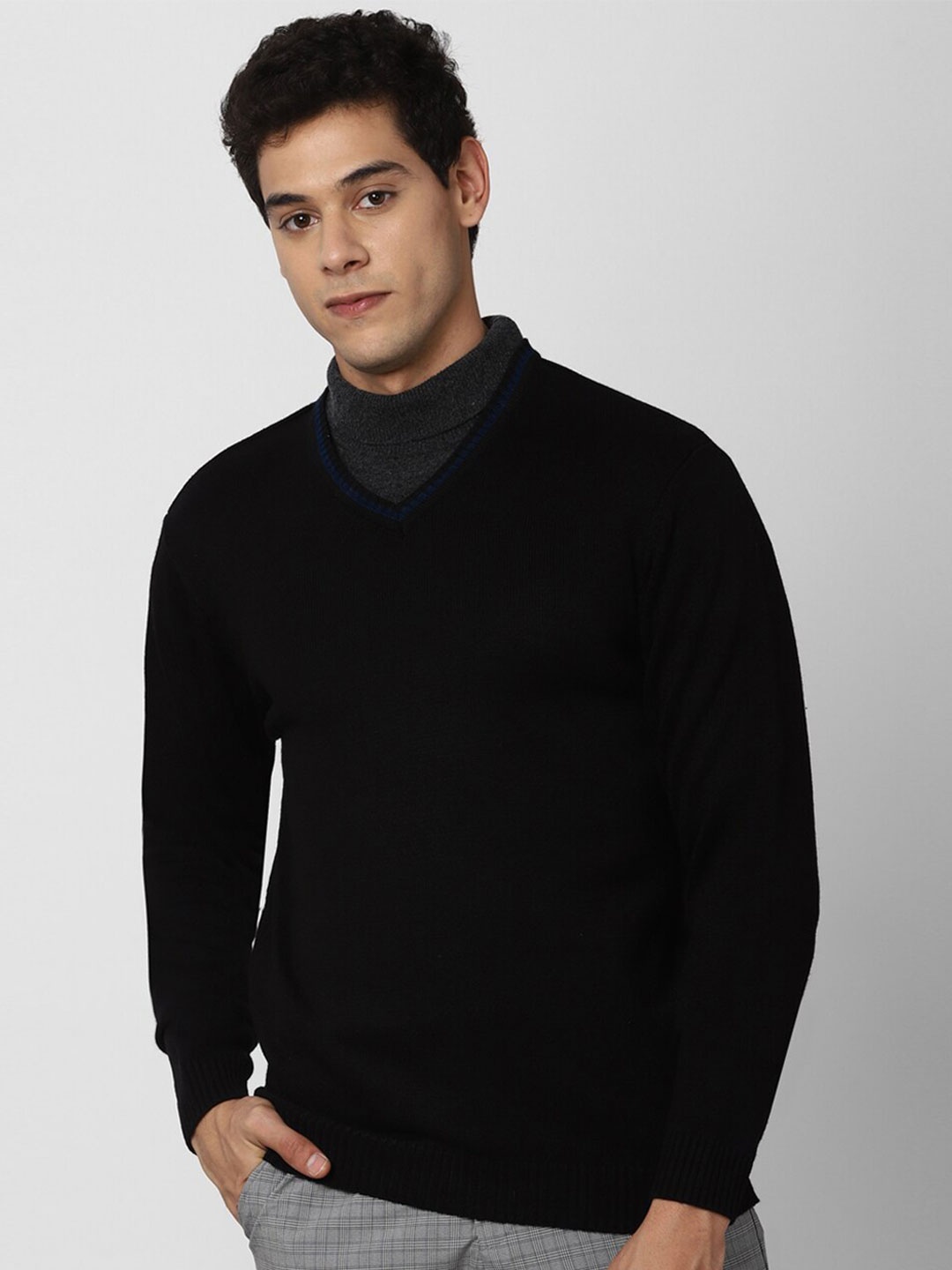 

Peter England Casuals Men Black Pullover