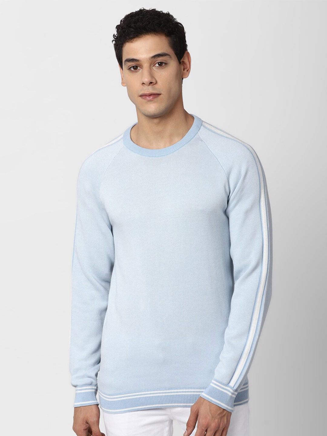 

Peter England Casuals Men Blue Pullover