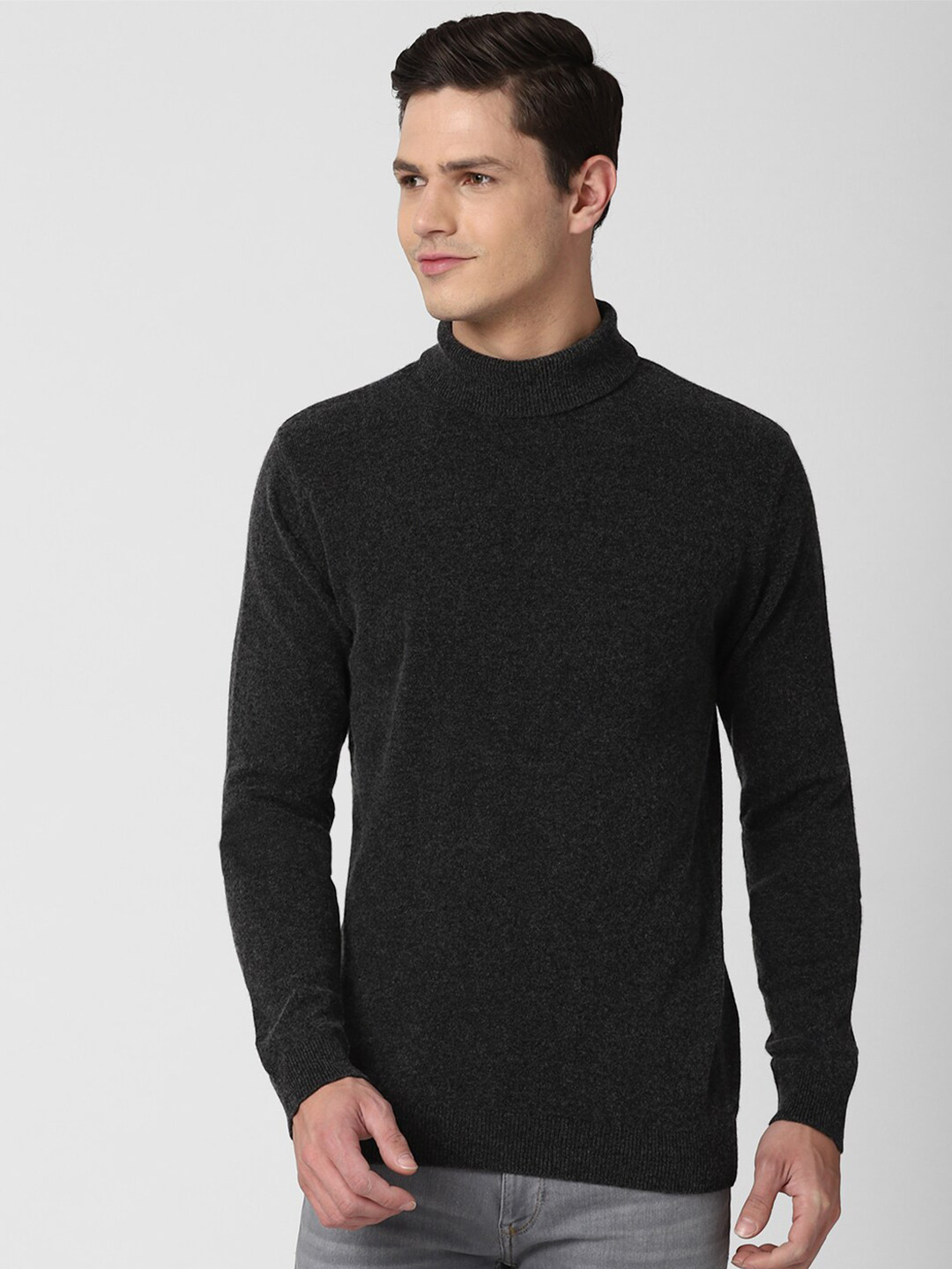 

Peter England Casuals Men Grey Pullover