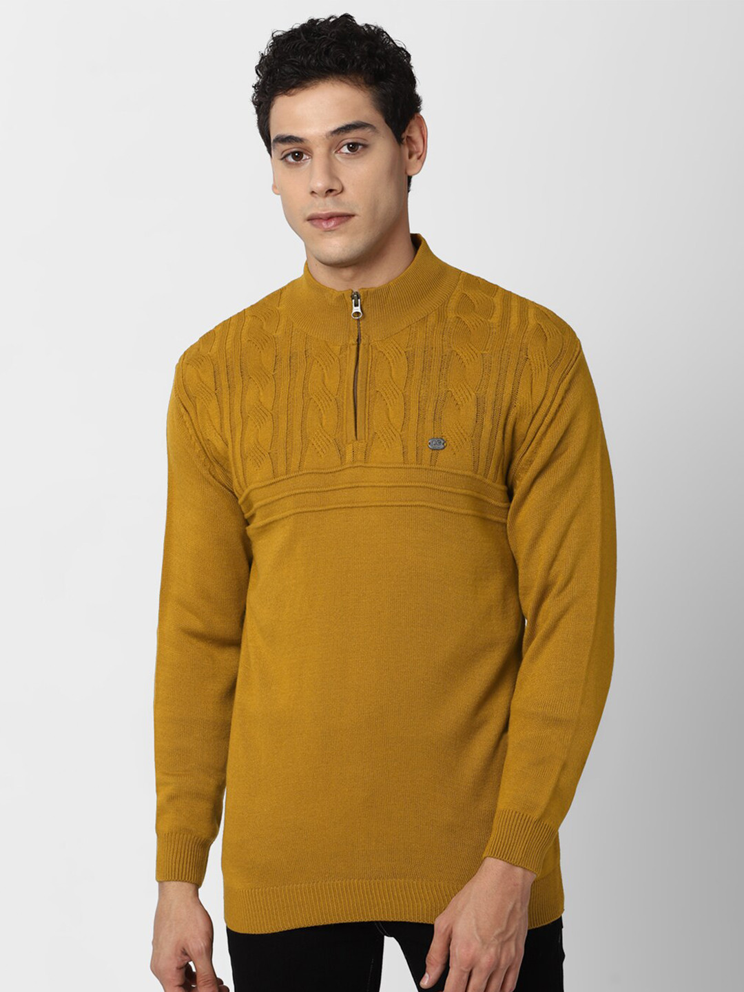 

Peter England Casuals Men Yellow Pullover