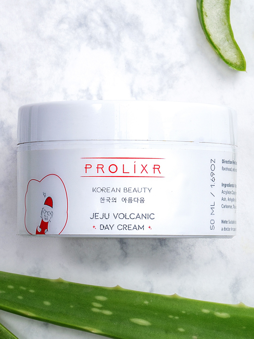 

PROLIXR Jeju Volcanic Day Cream for Soothing & Nourishing - 50 ml, White