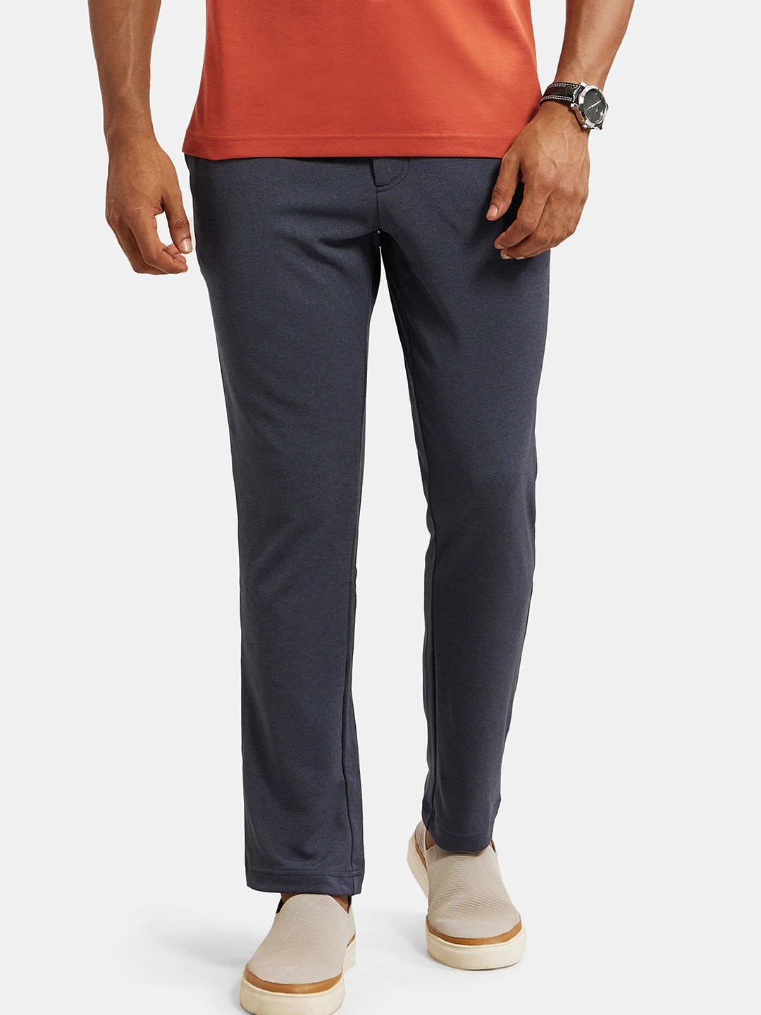 

Jockey Microfiber Slim Fit All Day Pants-IM07, Navy blue