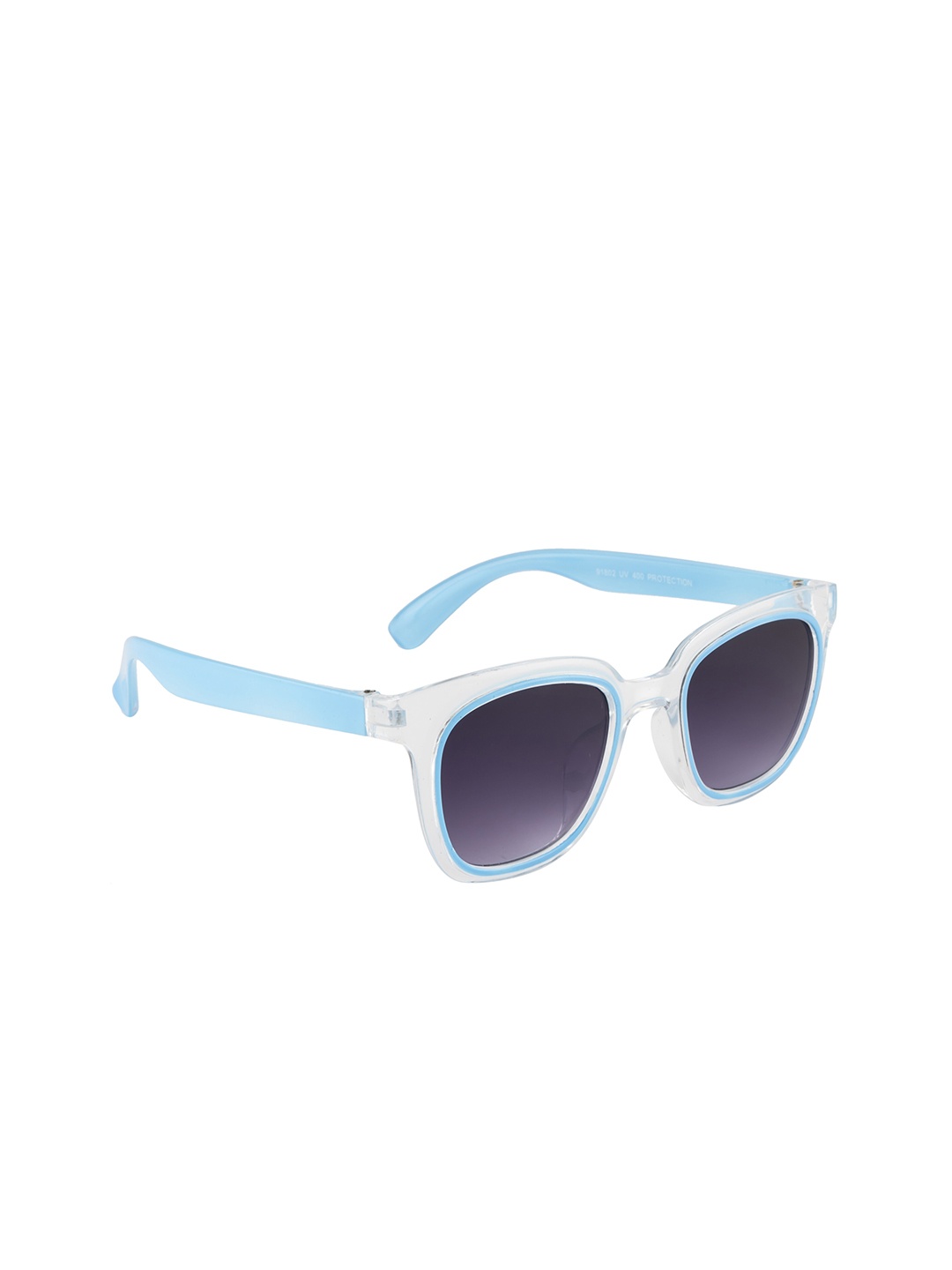 

YK Unisex Kids Grey Lens & White Wayfarer Sunglasses with UV Protected Lens