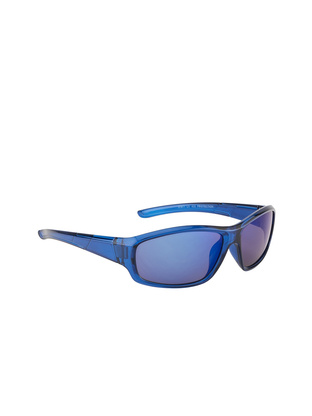 

YK Unisex Kids Blue Lens & Blue Sports Sunglasses with UV Protected Lens