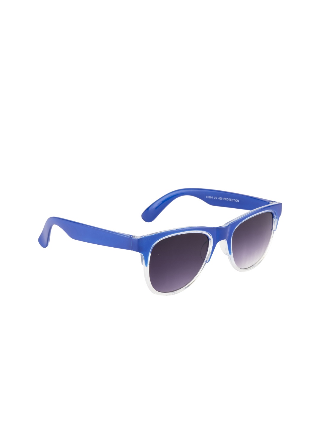 

YK Unisex Kids Grey Lens & Blue Browline Sunglasses with UV Protected Lens