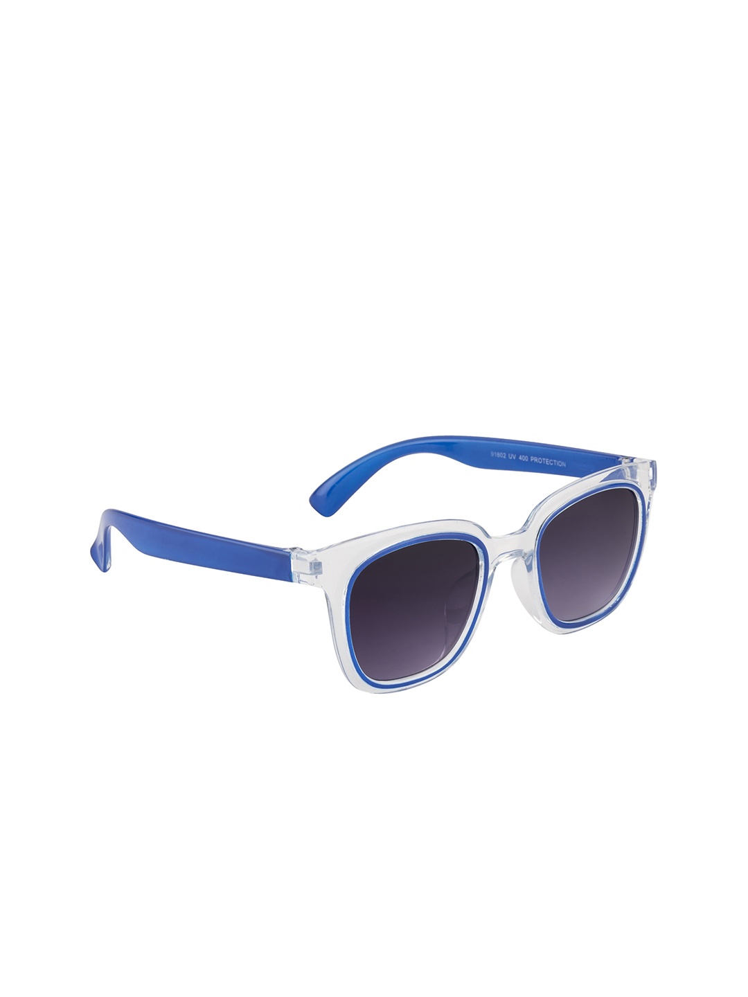 

YK Unisex Kids Grey Lens & White Wayfarer Sunglasses with UV Protected Lens YK-J7628