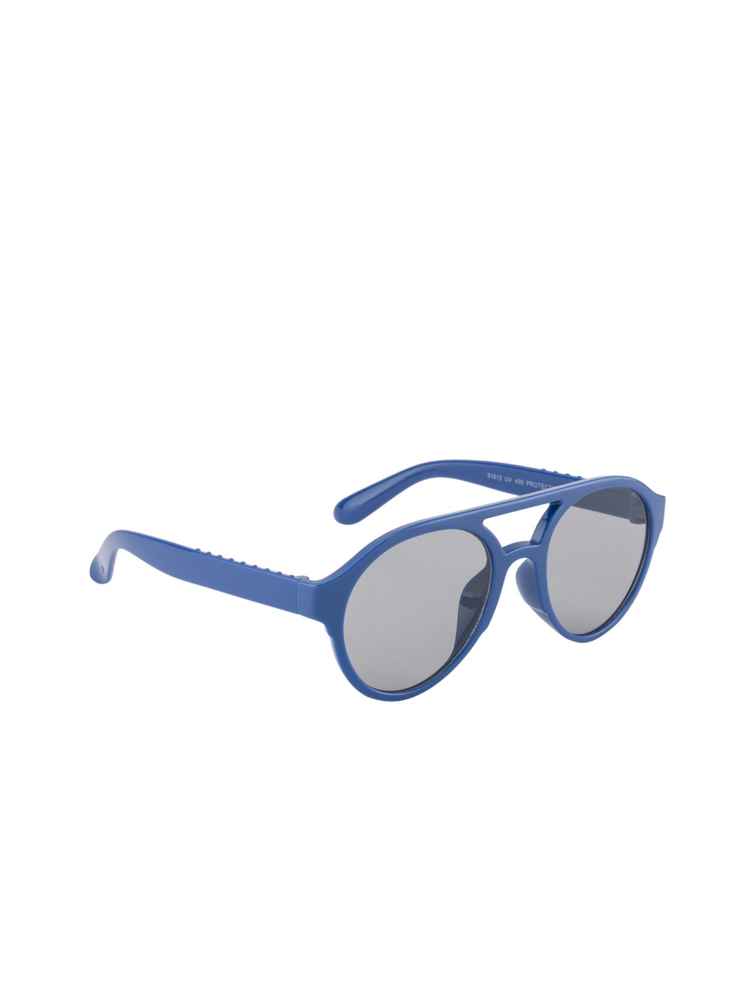 

YK Unisex Kids Grey Lens & Blue Oval Sunglasses with UV Protected Lens YK-J7588-Grey