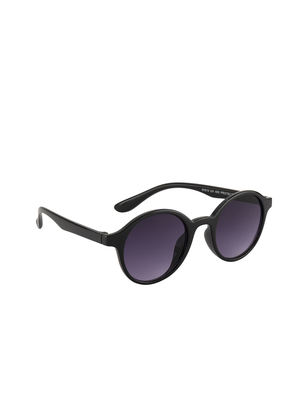 

YK Unisex Kids Grey Lens & Black Round Sunglasses with UV Protected Lens YK-J7601