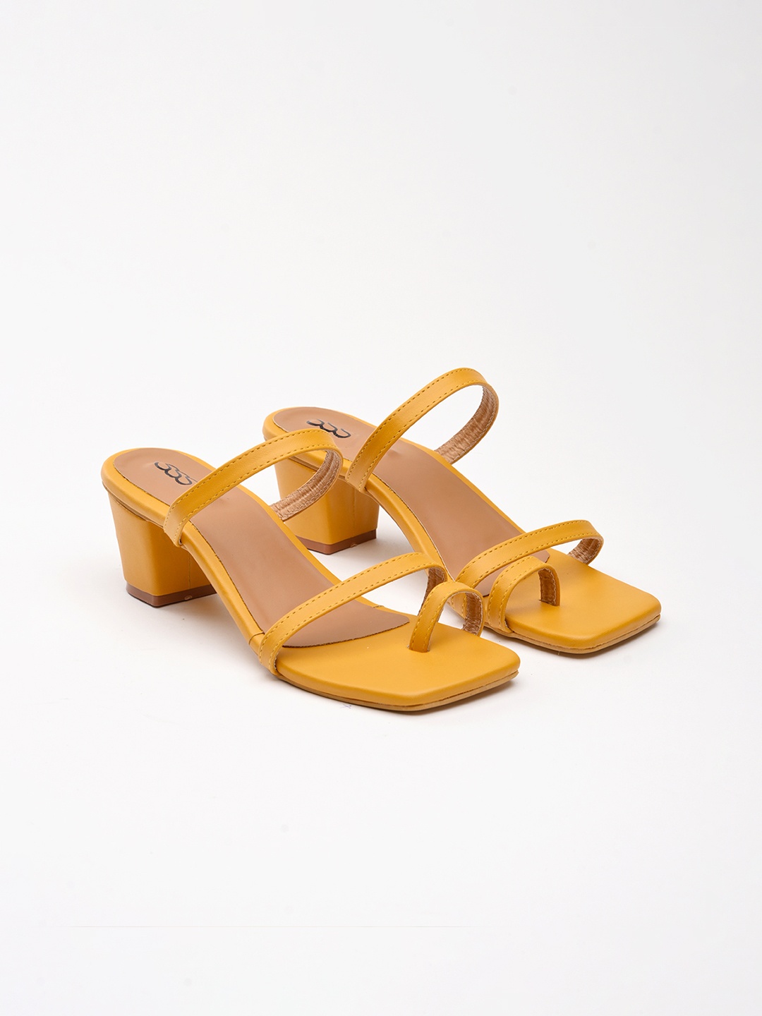 

Street Style Store Women Yellow Block Heels