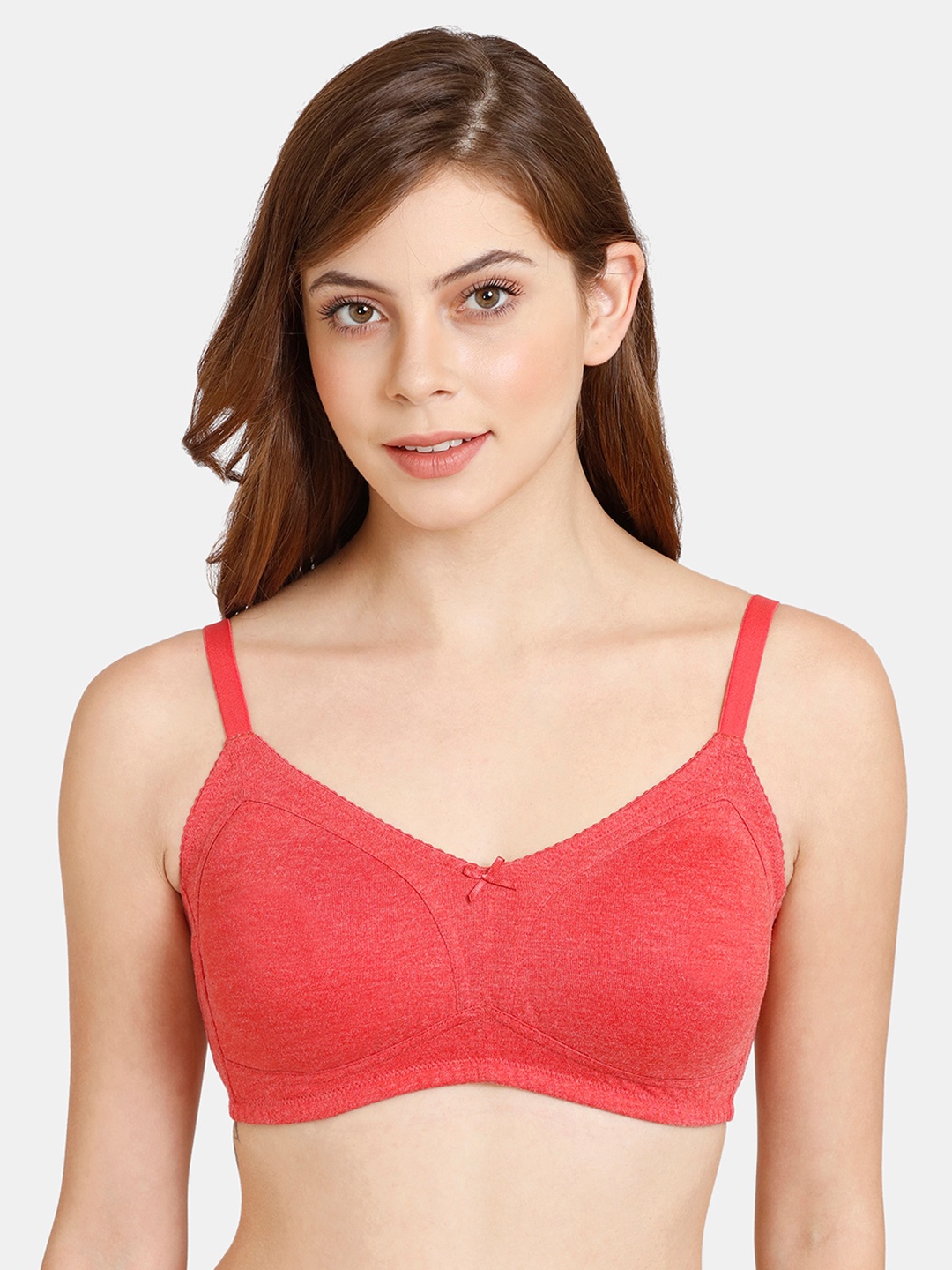 

Rosaline by Zivame Women Red Solid Non Padded Everyday Bra