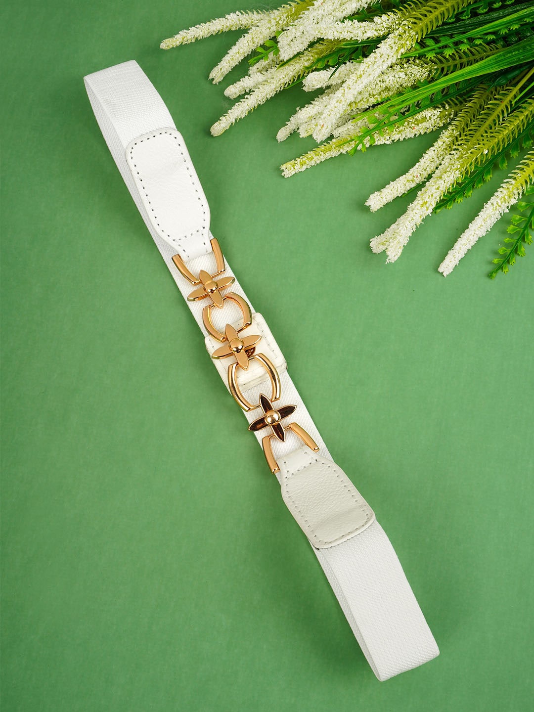 

Ferosh Women White Belts