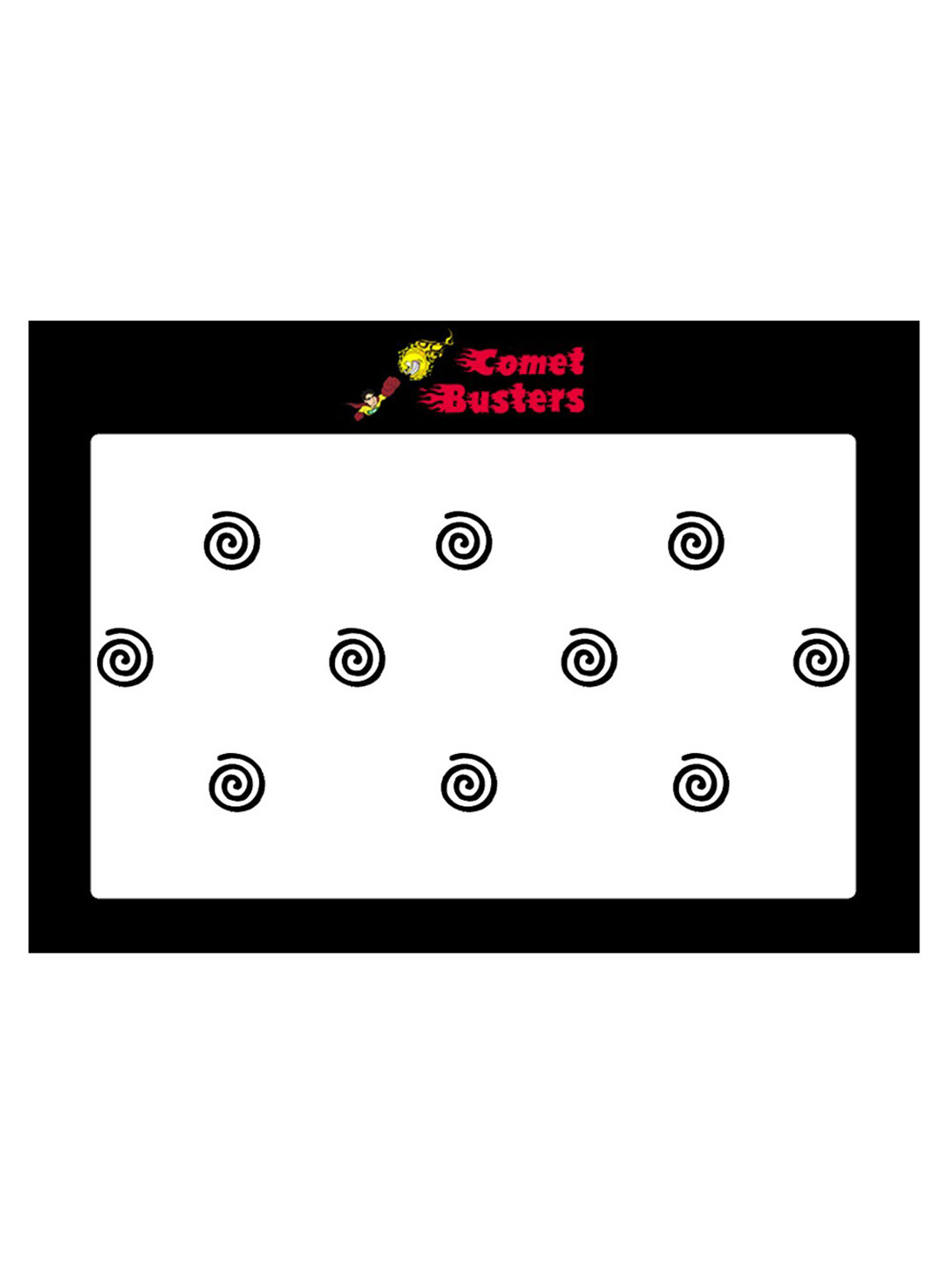 

Comet Busters Women Pack Of 10 Bindi, Black