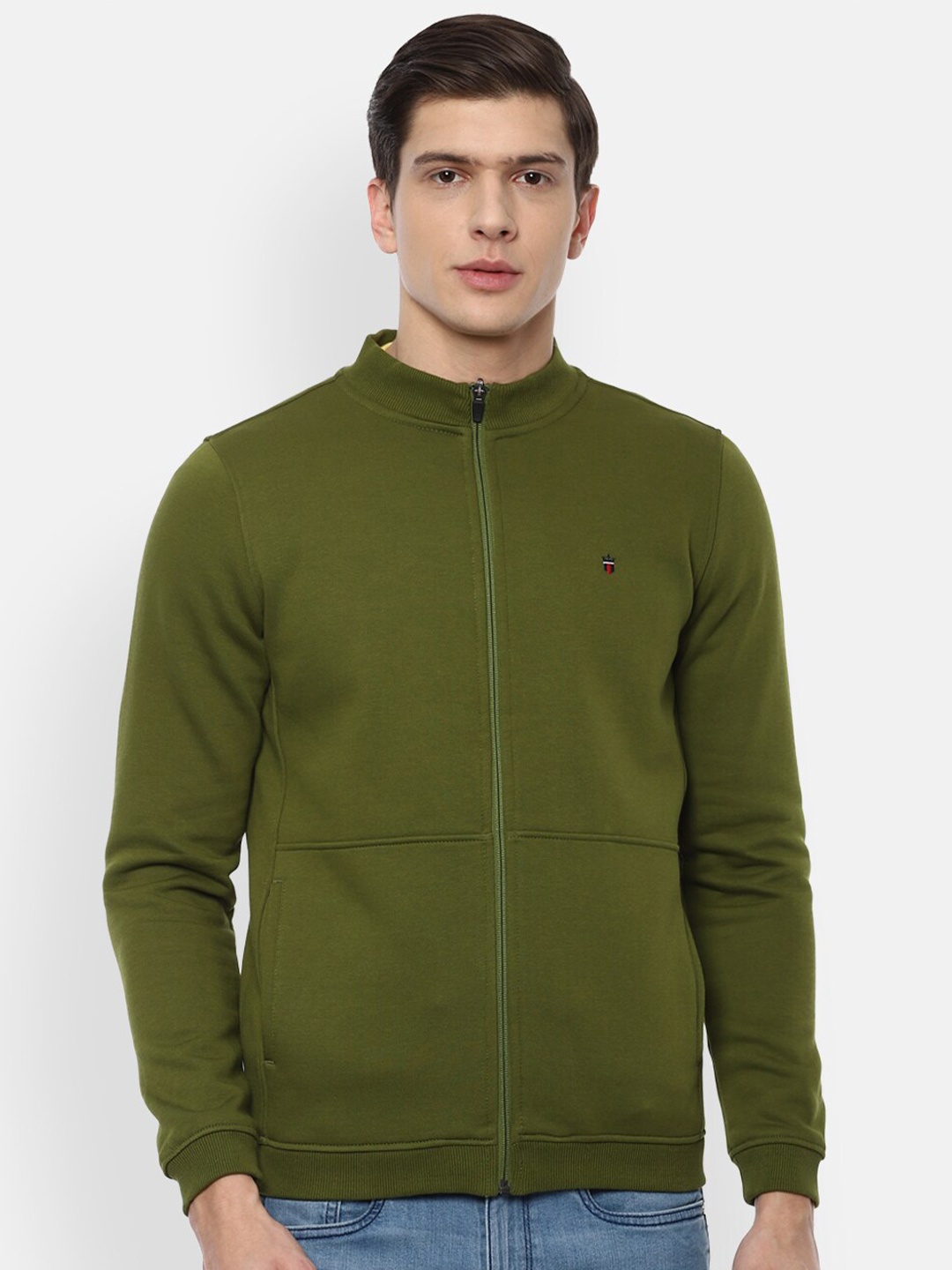 

Louis Philippe Sport Men Olive Green Sweatshirt