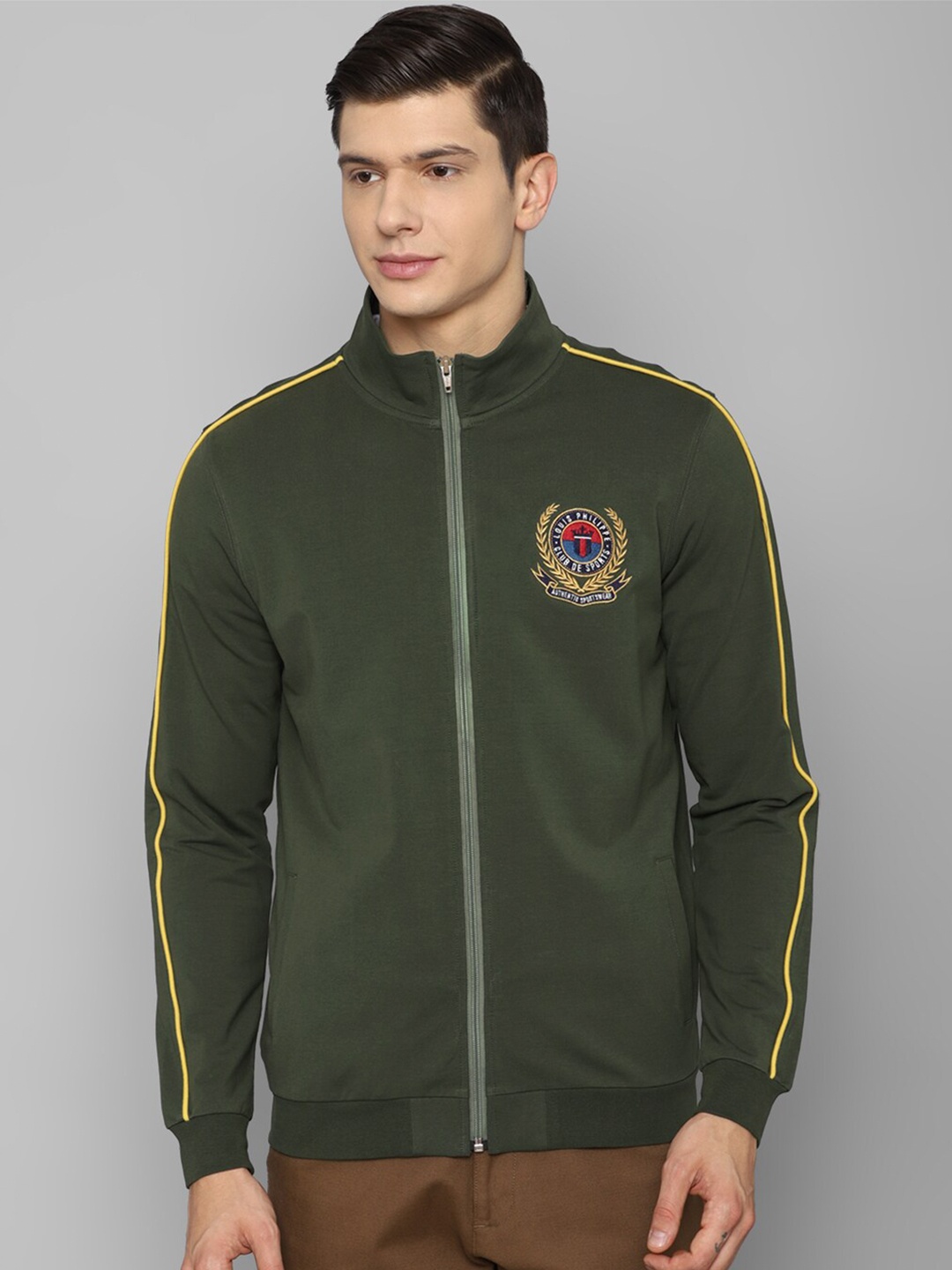 

Louis Philippe Sport Men Olive Green Sweatshirt