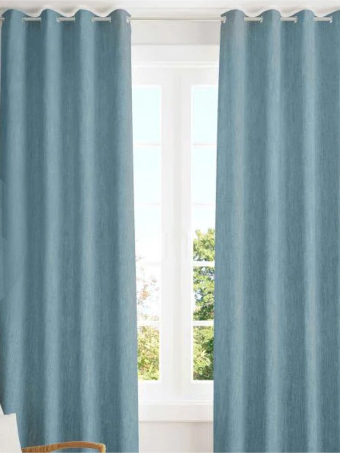 

URBAN SPACE Blue Out Long Door Curtains