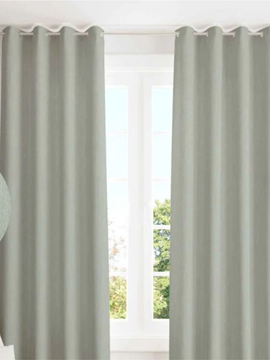 

URBAN SPACE Sea Green Black Out Window Curtain