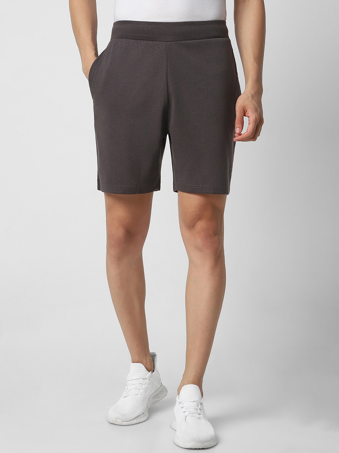 

Van Heusen Men Grey Sports Shorts