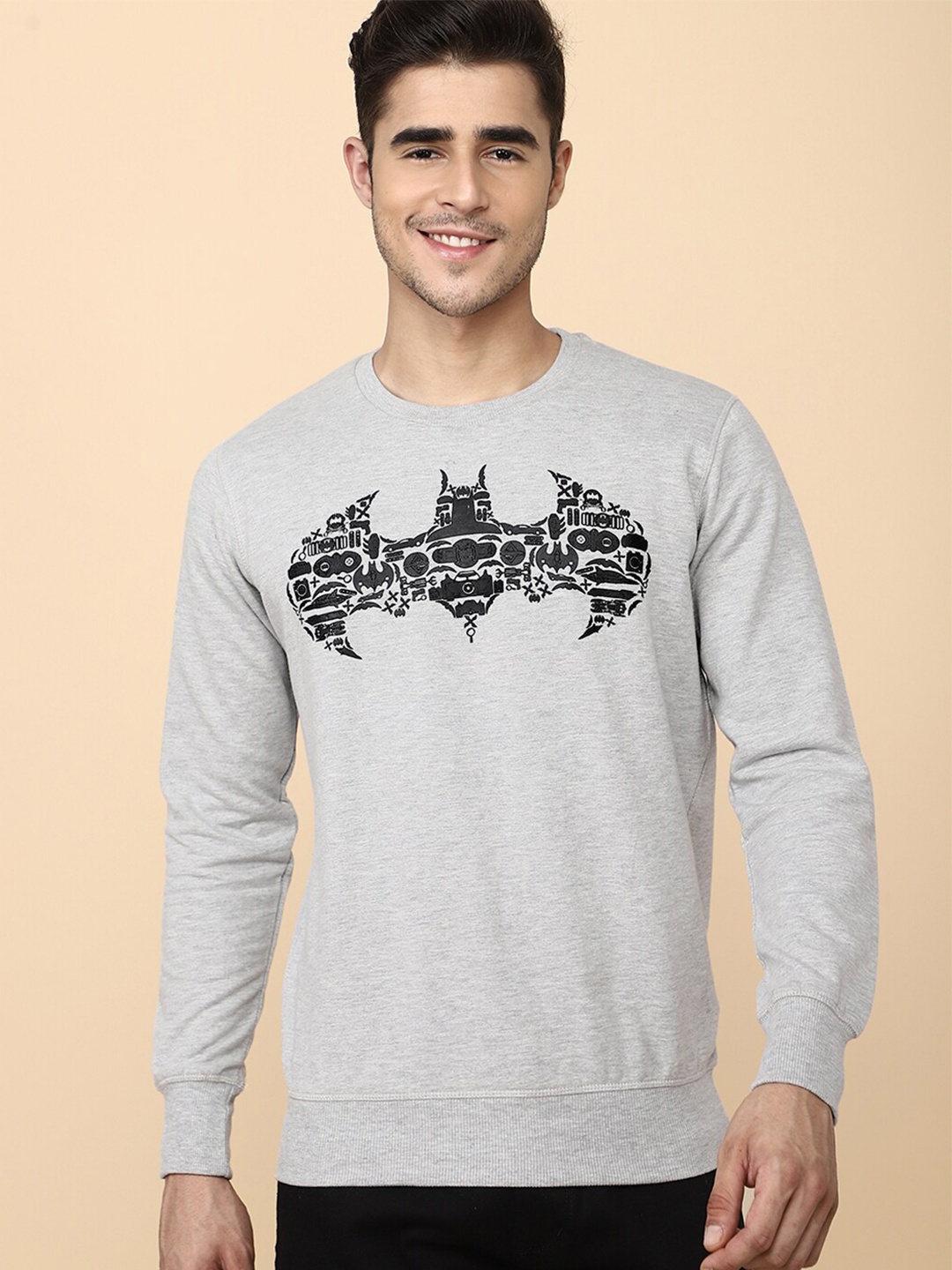 

Free Authority Batman Printed Grey Sweatshirt For Men
