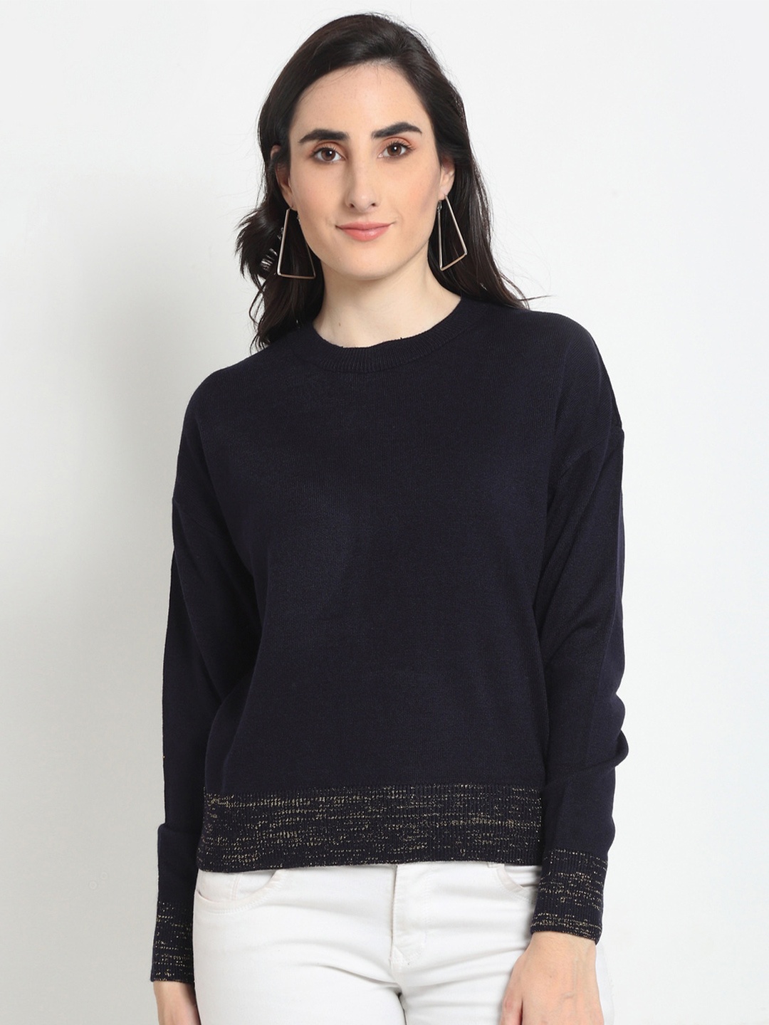 

Club York Women Navy Blue Pullover