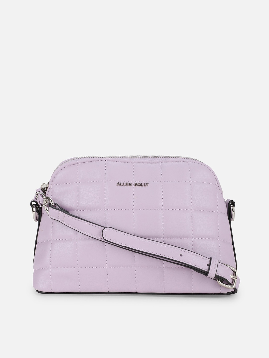 

Allen Solly Lavender PU Structured Sling Bag