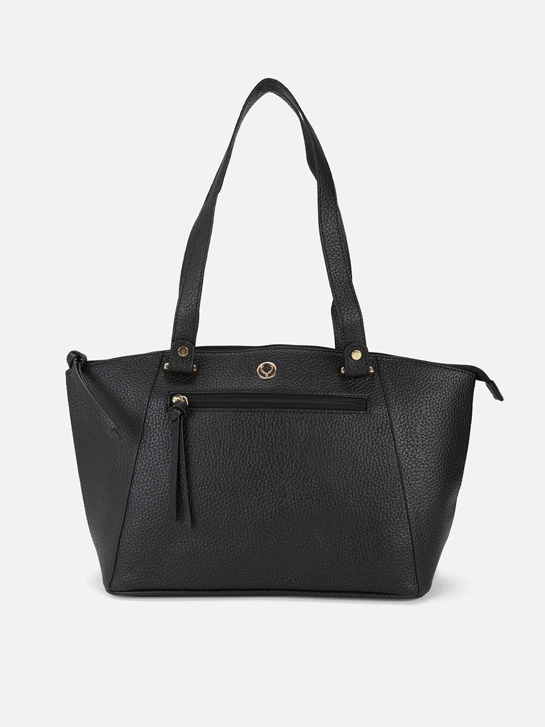 

Allen Solly Black PU Swagger Shoulder Bag