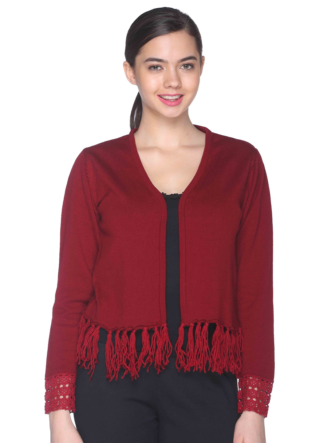 

Club York Women Maroon Shrug