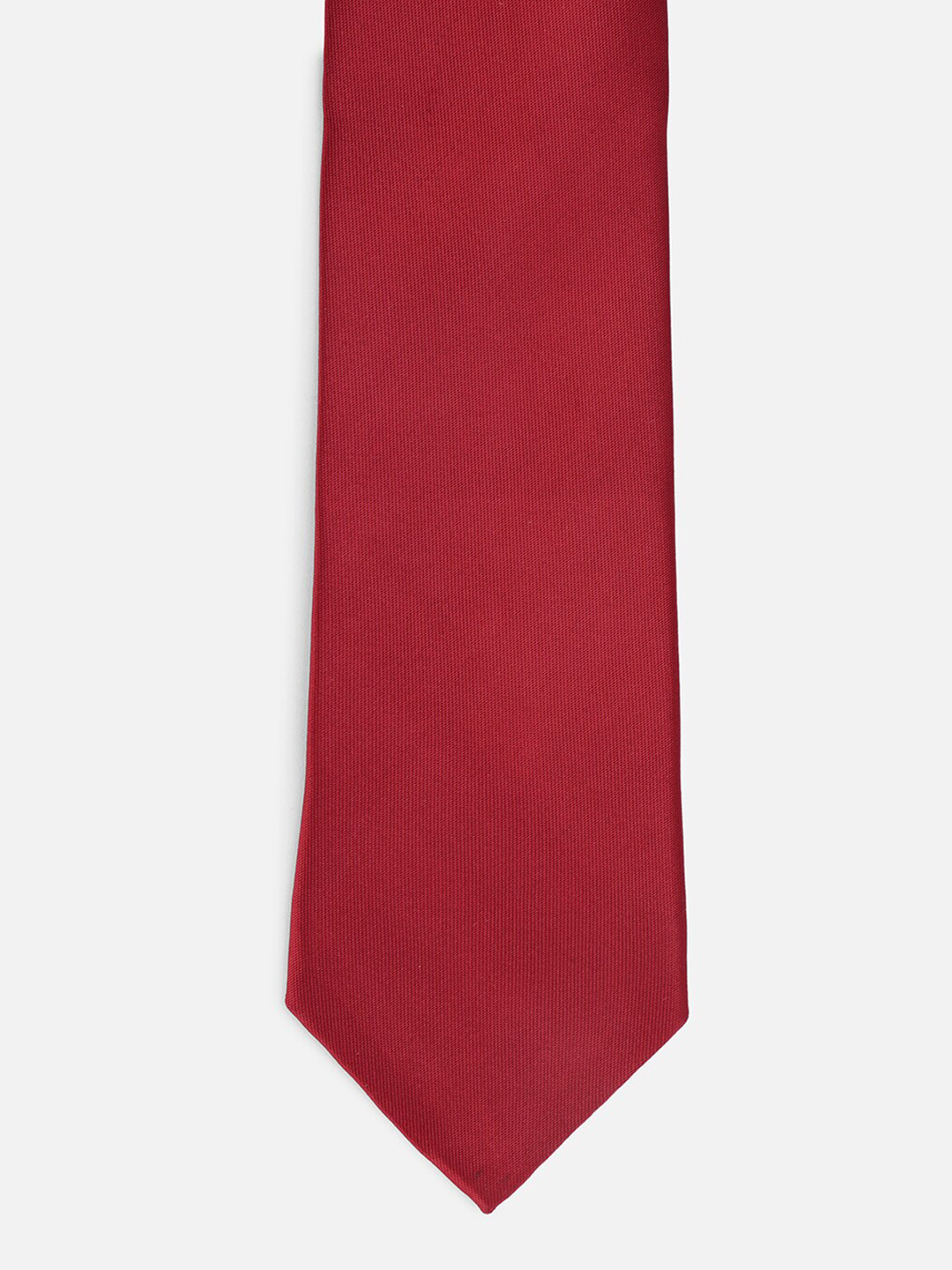 

Louis Philippe Men Red Solid Broad Tie