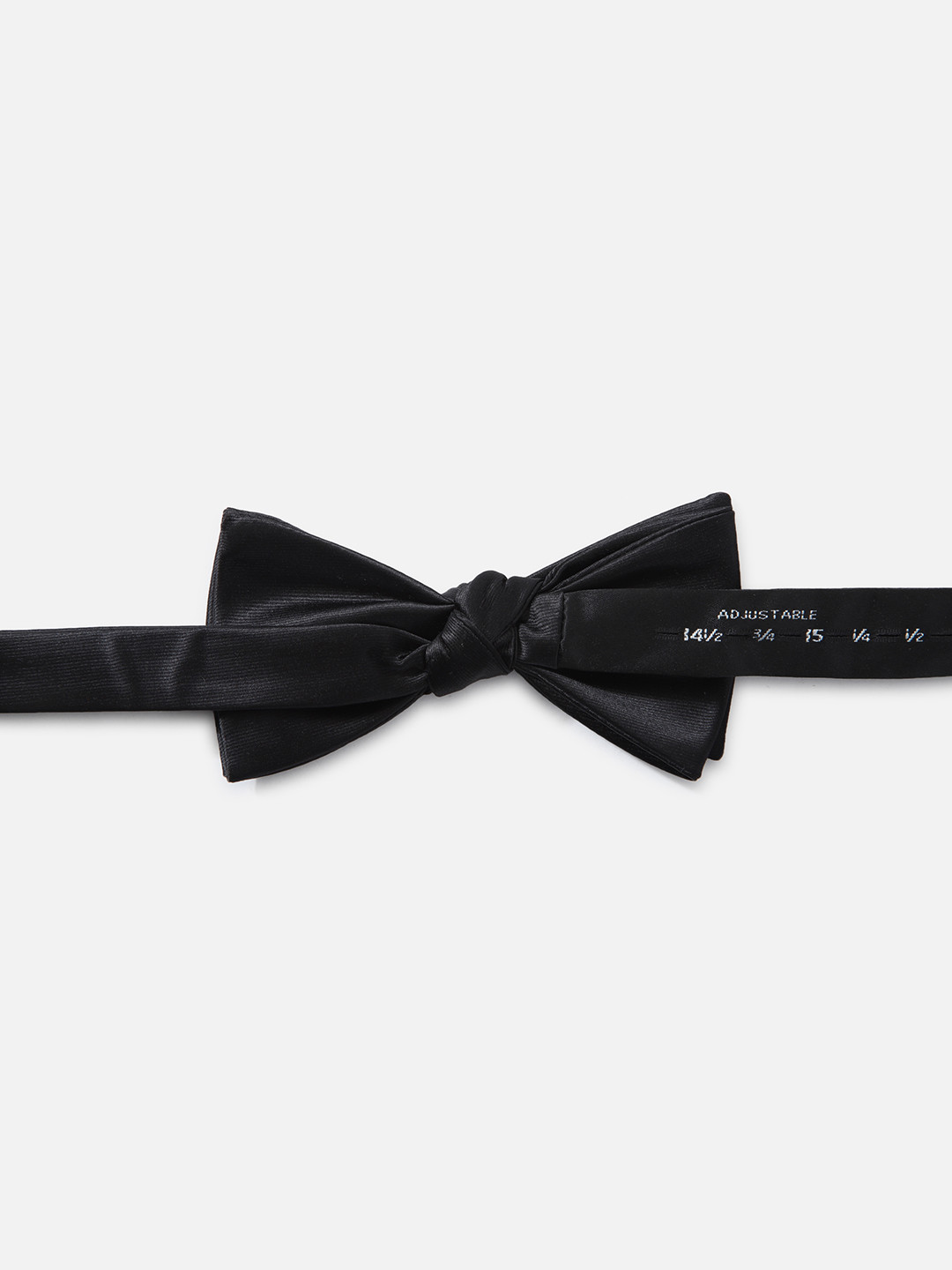 

Louis Philippe Men Black Solid Bow Tie