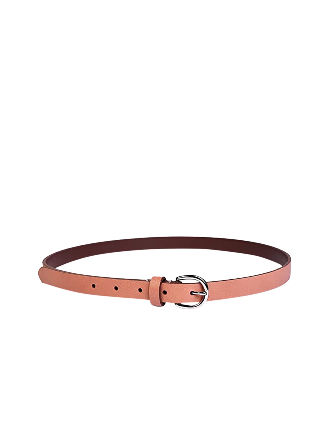 

Belwaba Women Pink Textured PU Belt